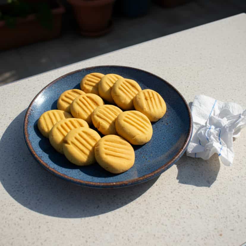 Foto deliciosa de Biscoitos Caseiros de Batata Doce pronta para servir - Bolachas & Cookies