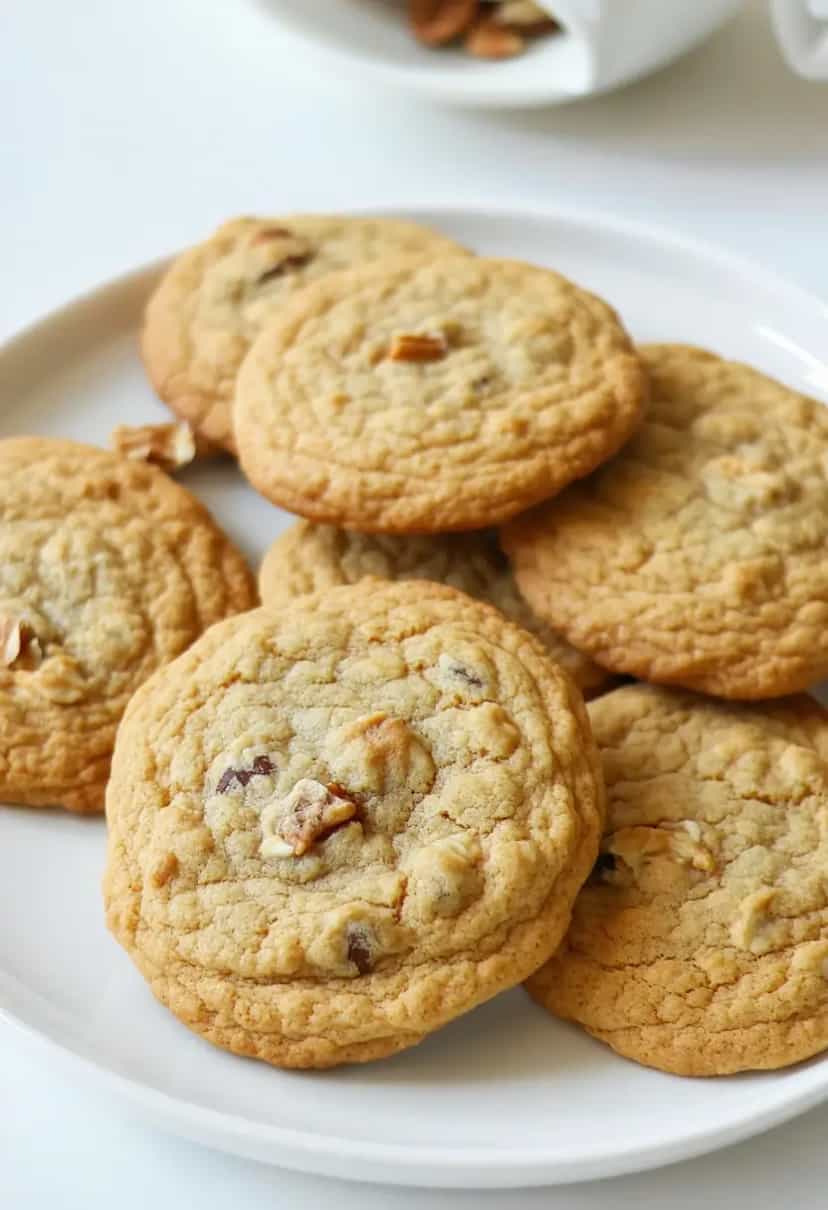 Foto deliciosa de Biscoitos de Aveia sem Açúcar pronta para servir - Chips & Biscoitos