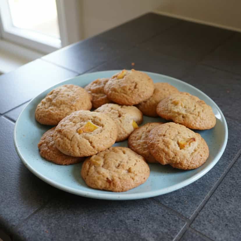 Foto deliciosa de Biscoitos de Banana com Canela e Aveia pronta para servir - Bolachas & Cookies
