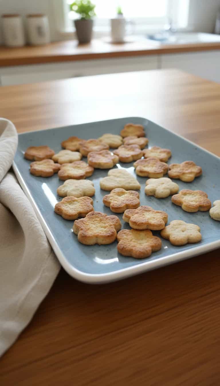 Foto deliciosa de Biscoitos de Banana com Canela pronta para servir - Bolachas & Cookies