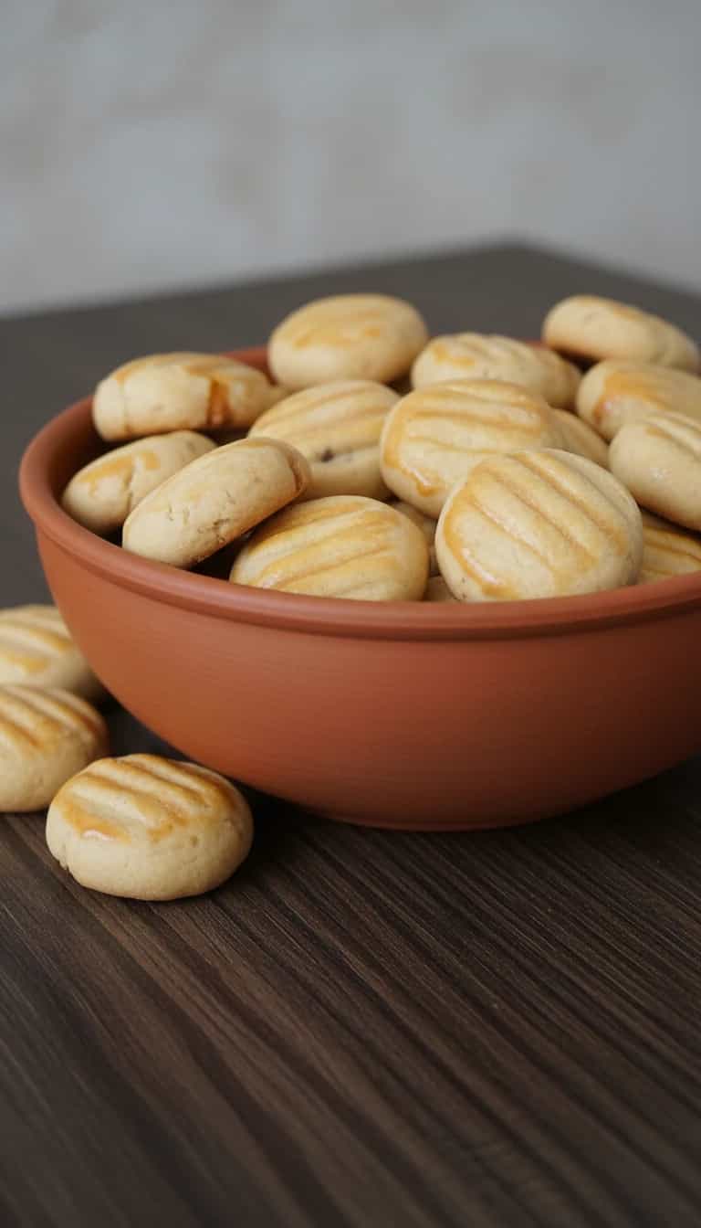 Foto deliciosa de Biscoitos de Cebola pronta para servir - Bolachas & Cookies