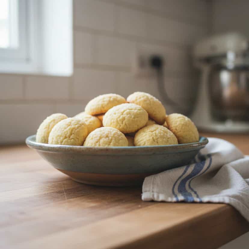 Foto deliciosa de Biscoitos de Coco Caseiros pronta para servir - Bolachas & Cookies