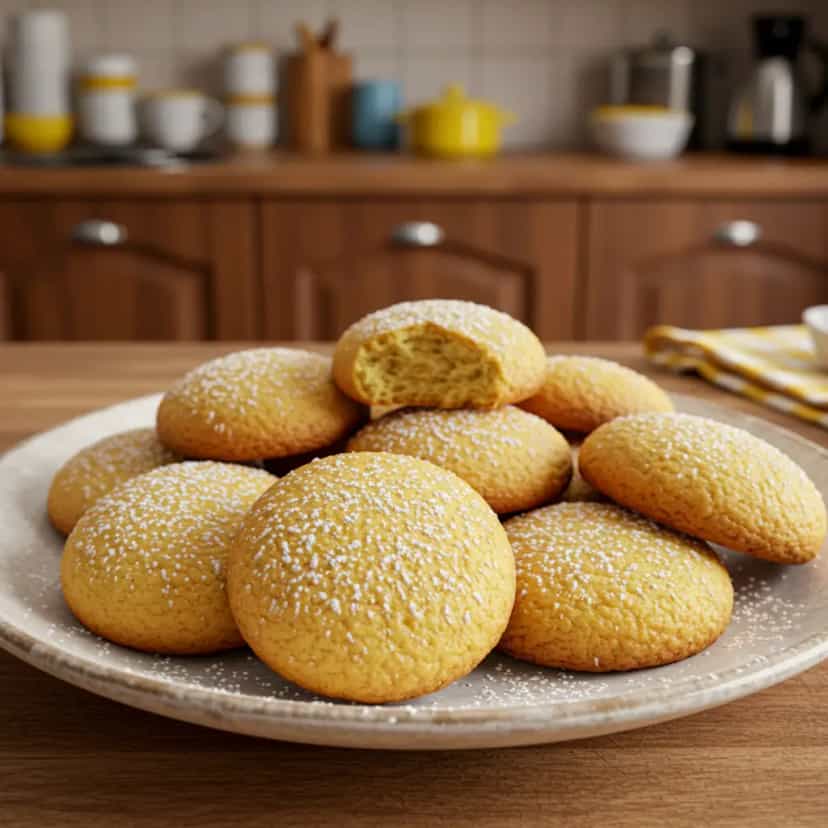 Foto deliciosa de Biscoitos de farinha de trigo assados pronta para servir - Chips & Biscoitos