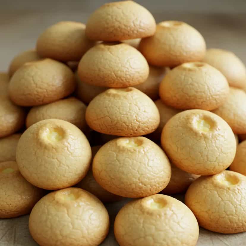 Foto deliciosa de Biscoitos de Fécula de Mandioca pronta para servir - Bolachas & Cookies