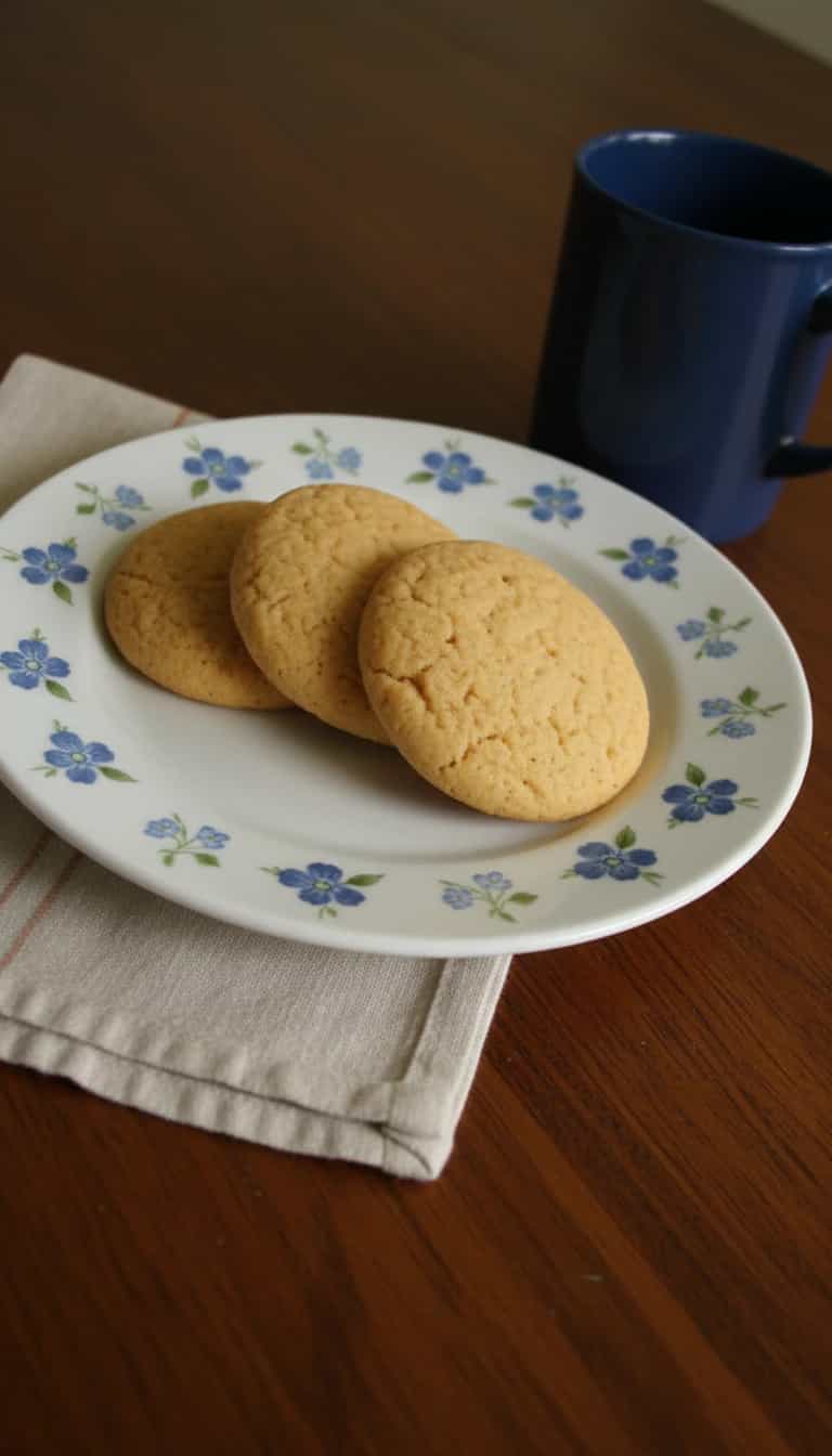 Foto deliciosa de Biscoitos de Fubá e Açúcar Mascavo pronta para servir - Bolachas & Cookies