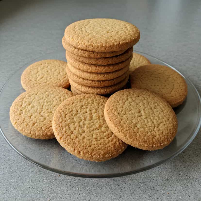 Foto deliciosa de Biscoitos de Gengibre Caseiros pronta para servir - Brownies & Cookies