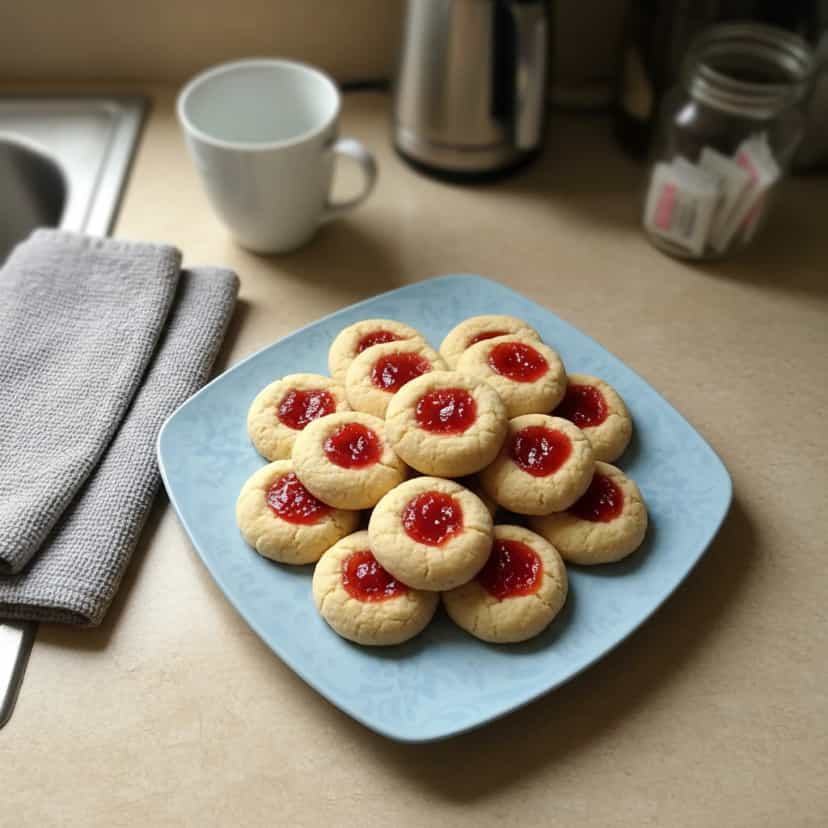 Foto deliciosa de Biscoitos de Goiaba com Creme Vegetal pronta para servir - Bolachas & Cookies