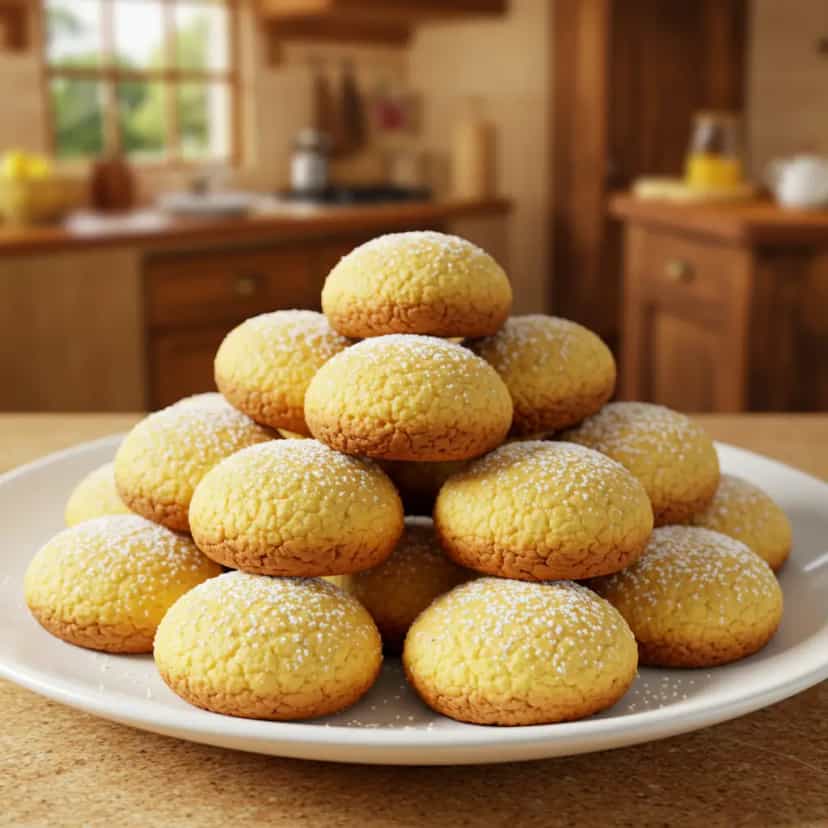 Foto deliciosa de Biscoitos de Maizena pronta para servir - Chips & Biscoitos