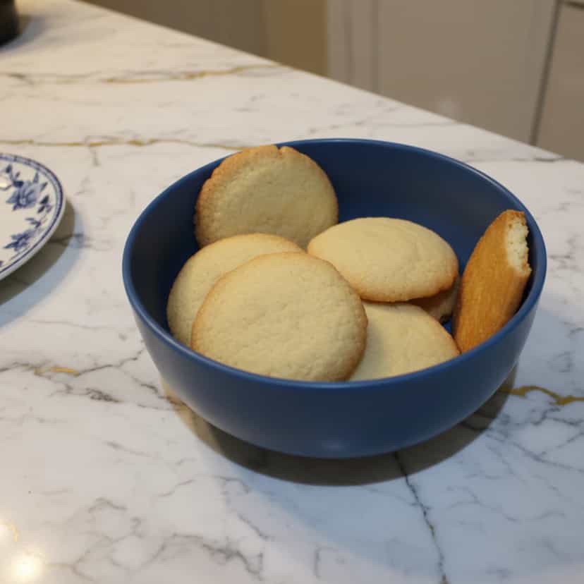 Foto deliciosa de Biscoitos de Manteiga pronta para servir - Bolachas & Cookies