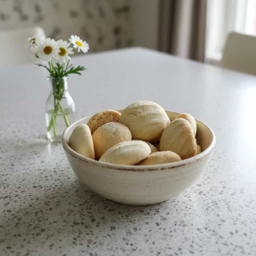 Foto deliciosa de Biscoitos de Nata Caseiros pronta para servir - Bolachas & Cookies