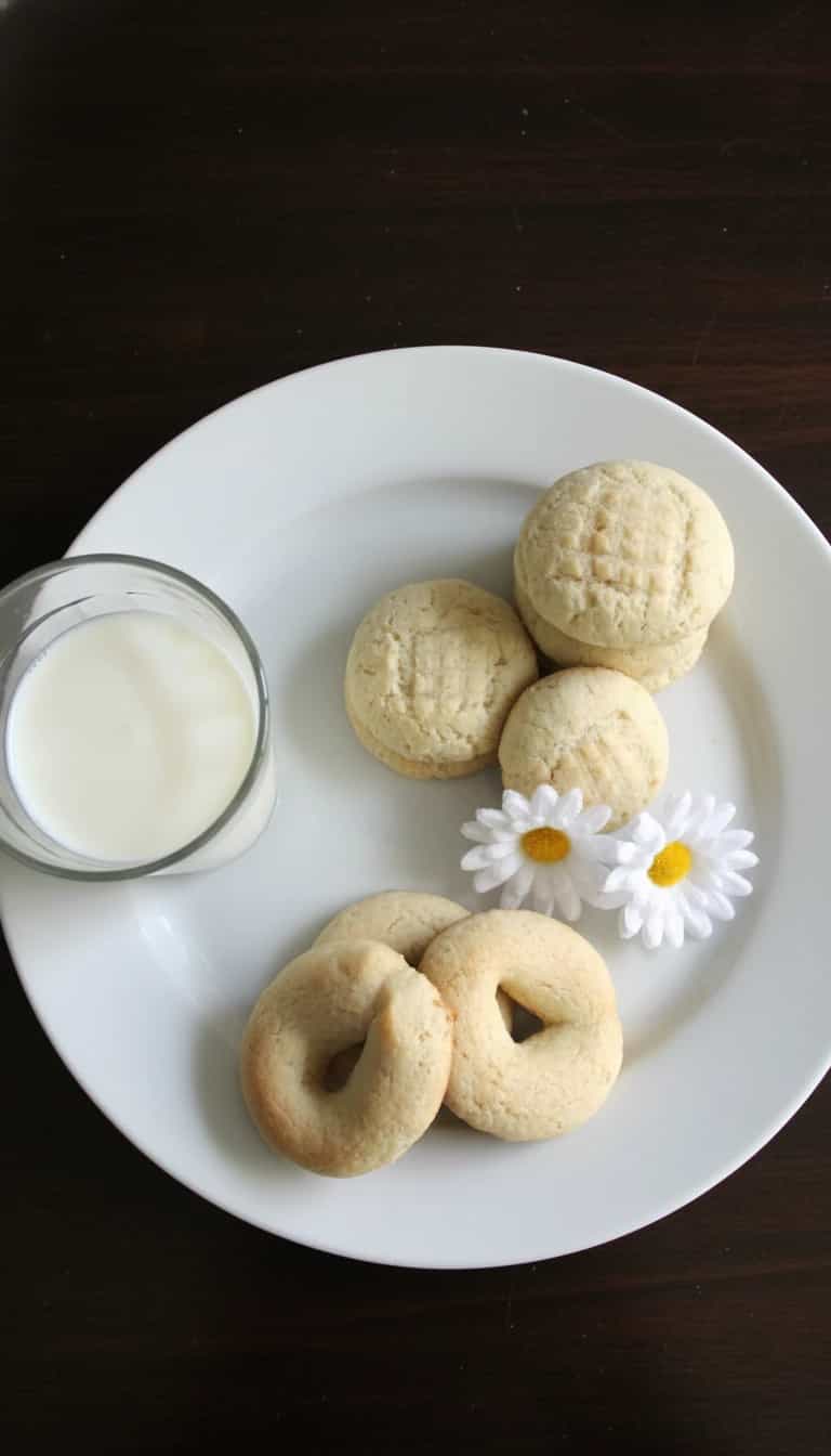 Foto deliciosa de Biscoitos de Nata: Receita Caseira pronta para servir - Bolachas & Cookies