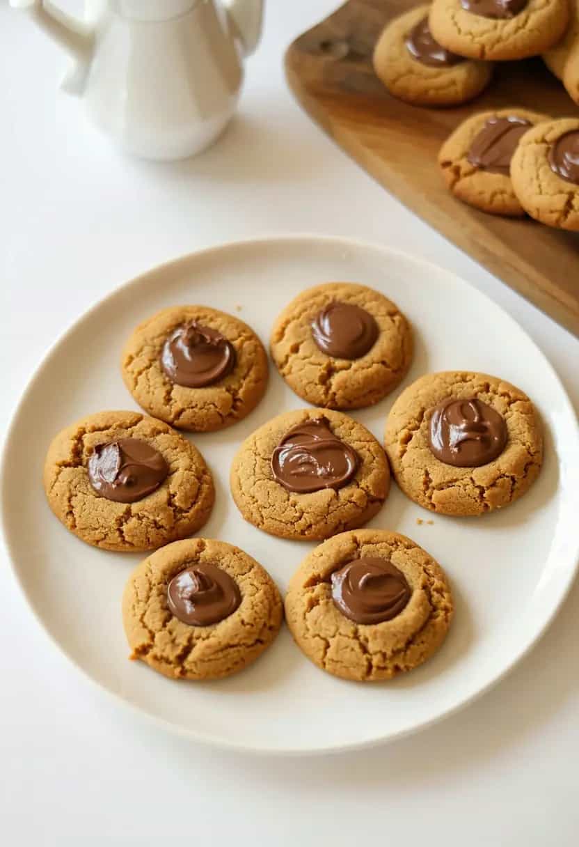 Biscoitos de Nutella com Creme de Leite