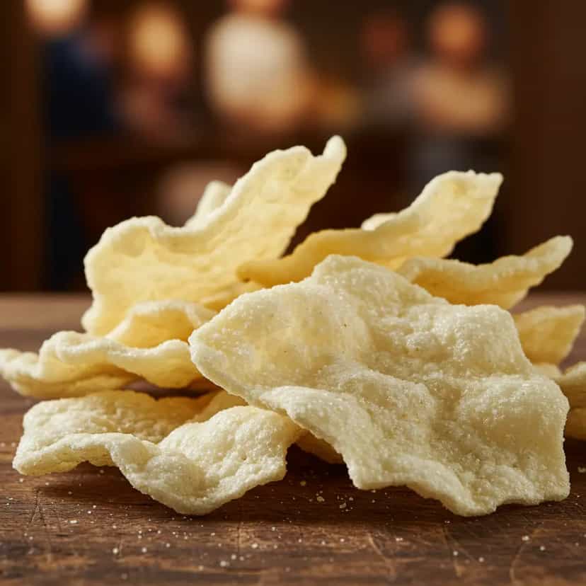 Foto deliciosa de Biscoitos de Polvilho Azedo pronta para servir - Snacks Assados