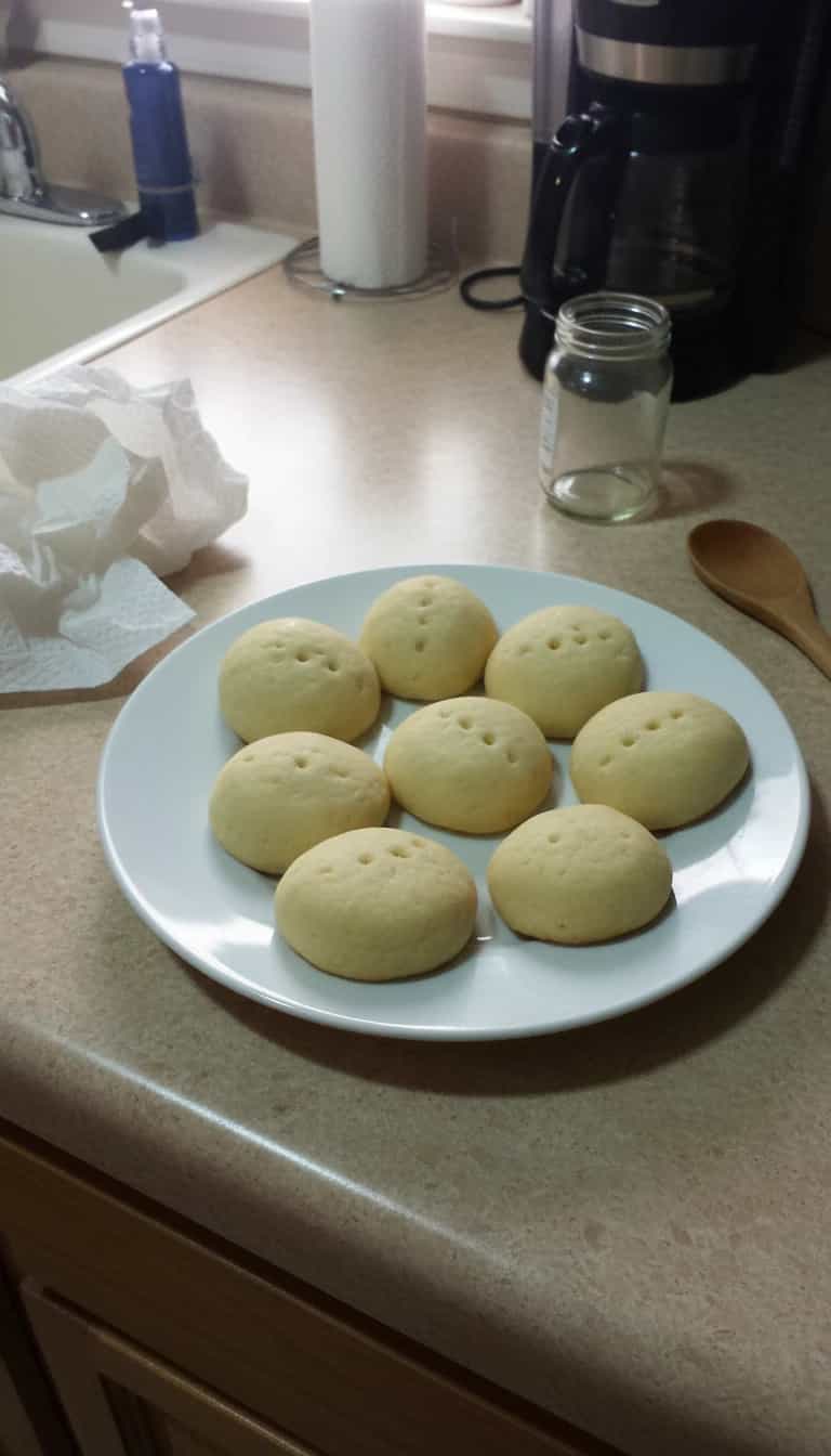 Foto deliciosa de Biscoitos de Polvilho e Margarina pronta para servir - Bolachas & Cookies