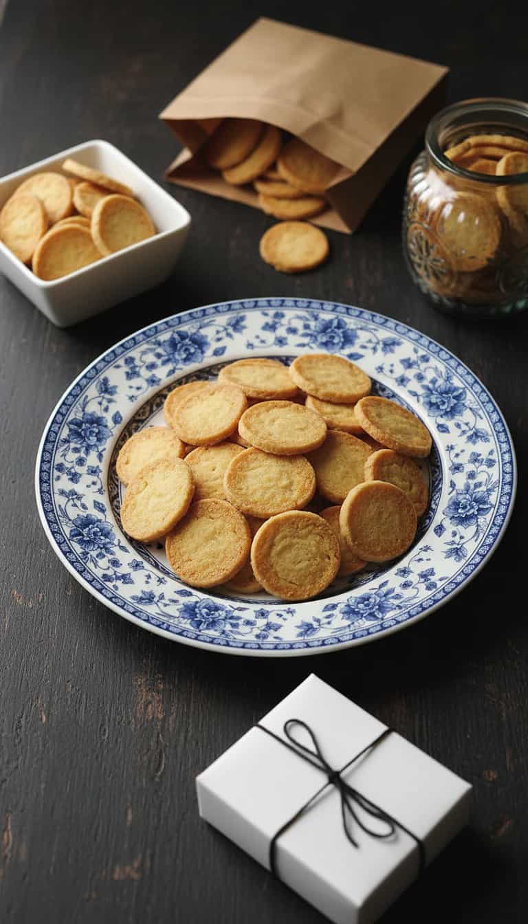 Foto deliciosa de Biscoitos Folhados com Açúcar pronta para servir - Brownies & Cookies