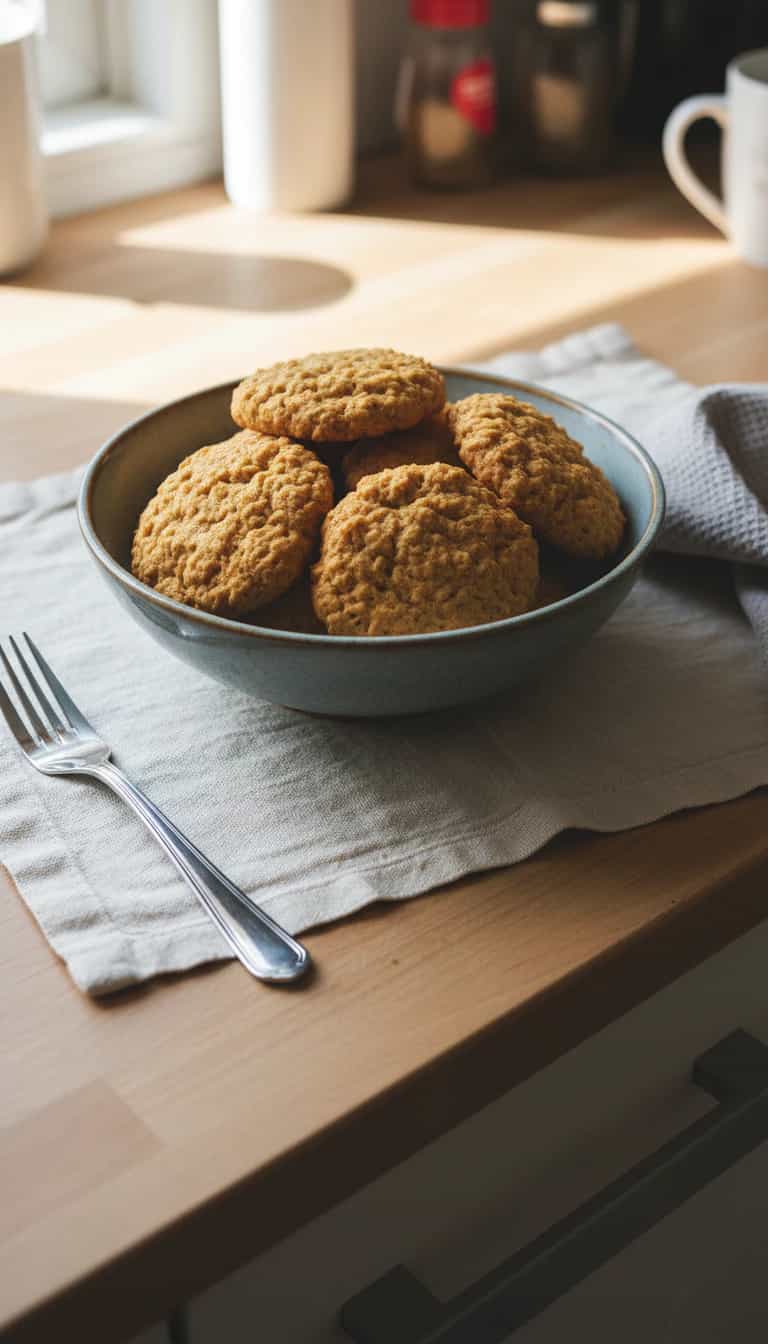 Foto deliciosa de Biscoitos Low Carb de Coco pronta para servir - Bolachas & Cookies