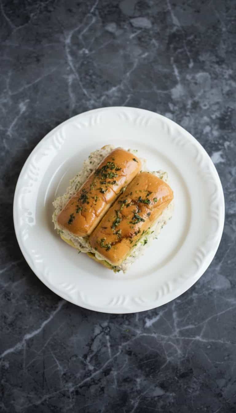 Foto deliciosa de Bisnaguinha Assada com Patê pronta para servir - Lanches de Padaria