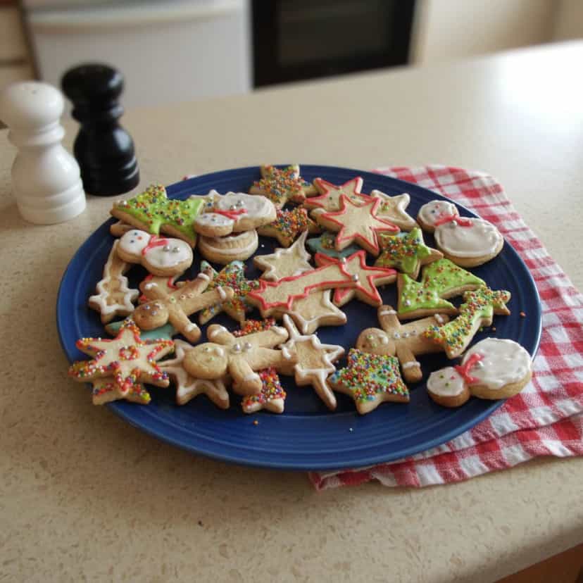 Foto deliciosa de Bolachas de Natal pronta para servir - Brownies & Cookies