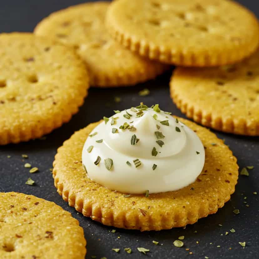 Foto deliciosa de Bolachas de Queijo Parmesão pronta para servir - Bolachas & Cookies