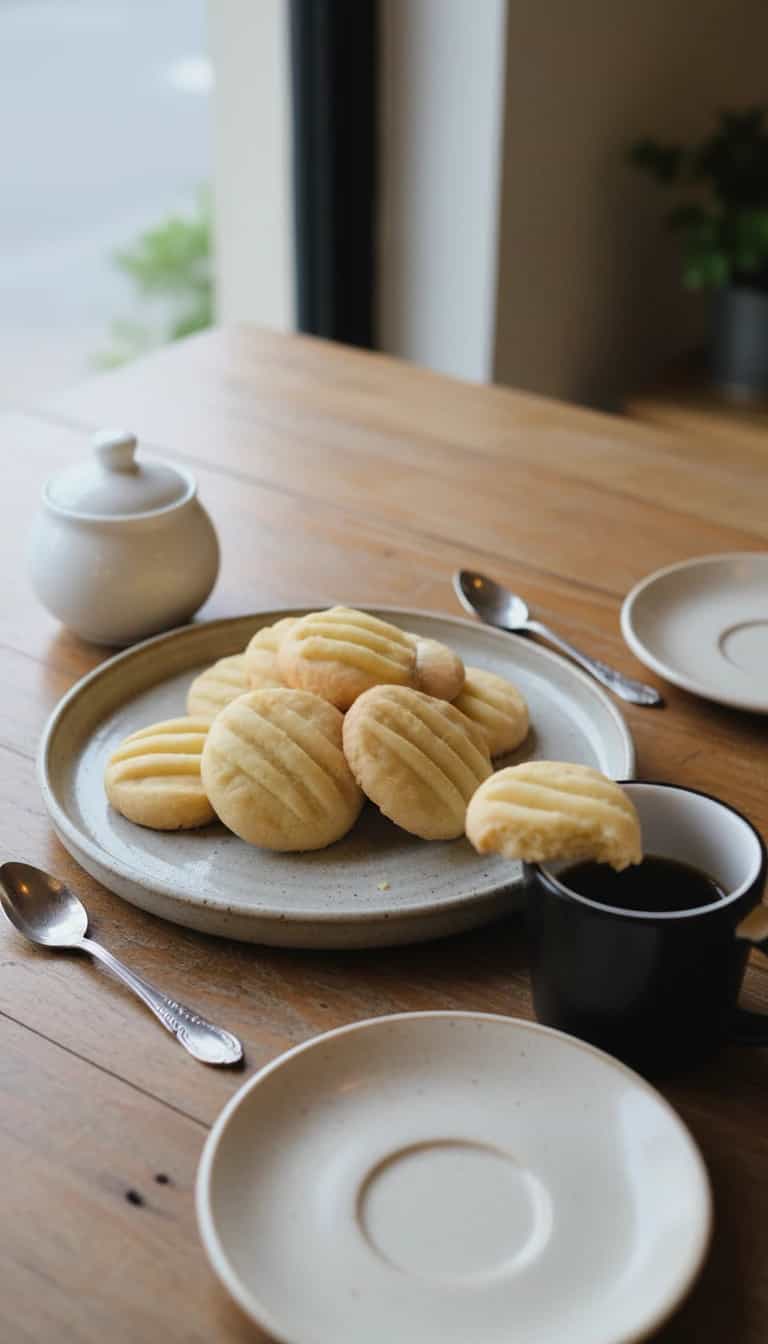 Foto deliciosa de Bolachinha de 3 ingredientes pronta para servir - Bolachas & Cookies
