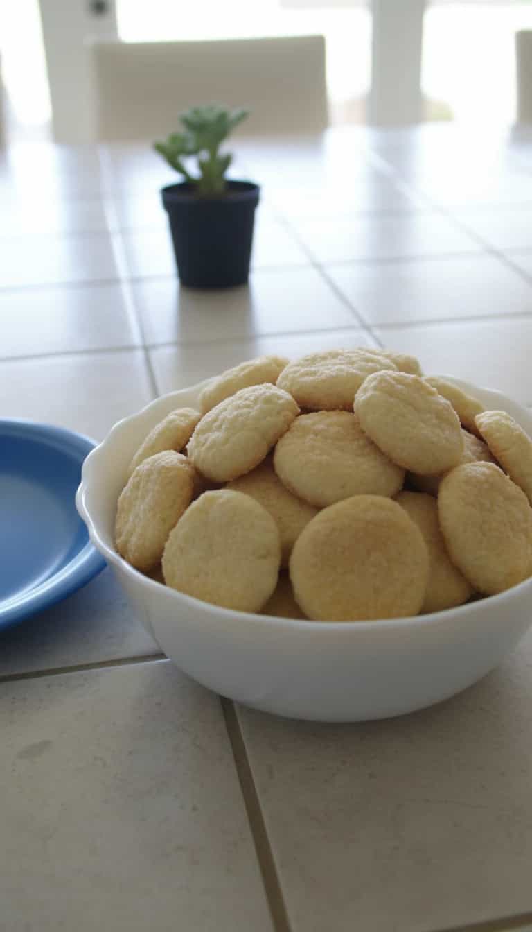 Foto deliciosa de Bolachinha de Nata pronta para servir - Brownies & Cookies