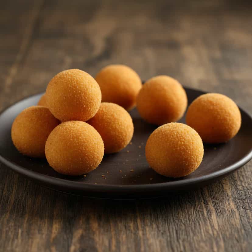 Foto deliciosa de Bolinha de Queijo pronta para servir - Salgadinhos