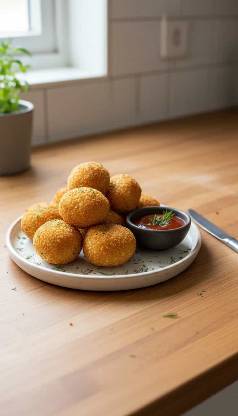 Foto deliciosa de Bolinha de Queijo pronta para servir - Salgadinhos