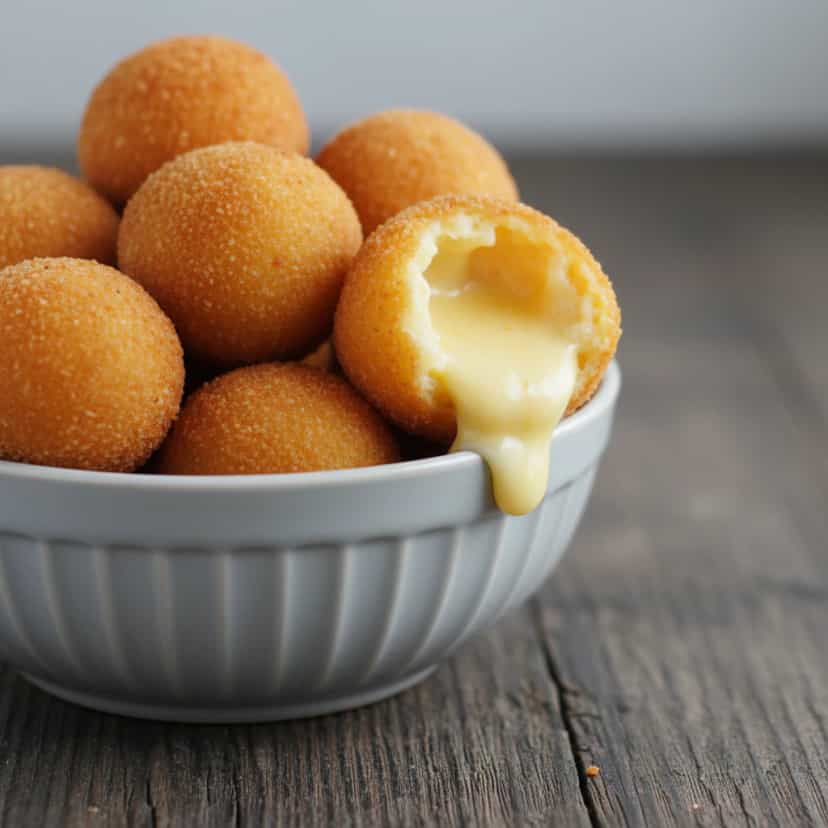 Foto deliciosa de Bolinha de Queijo pronta para servir - Salgadinhos