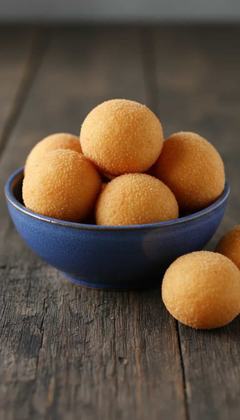 Foto deliciosa de Bolinha de Queijo pronta para servir - Salgadinhos