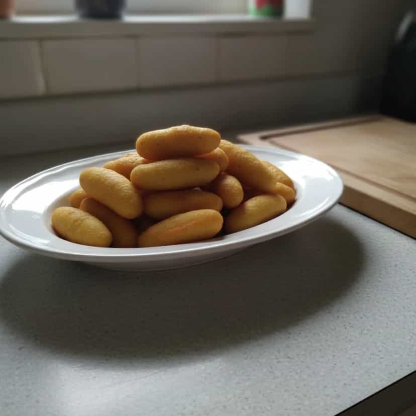 Foto deliciosa de Bolinho Caipira pronta para servir - Salgadinhos