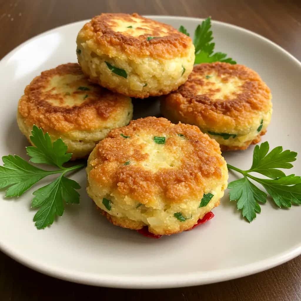Bolinho de Aipim com Carne Seca