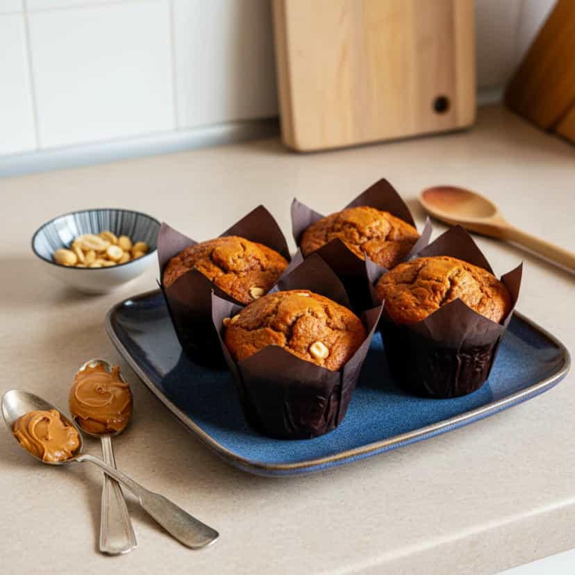 Foto deliciosa de Bolinho de Amendoim pronta para servir - Snacks Assados