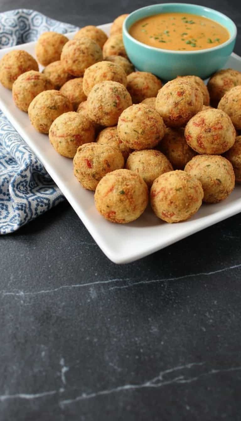 Foto deliciosa de Bolinho de Arroz Cremoso pronta para servir - Snacks Assados