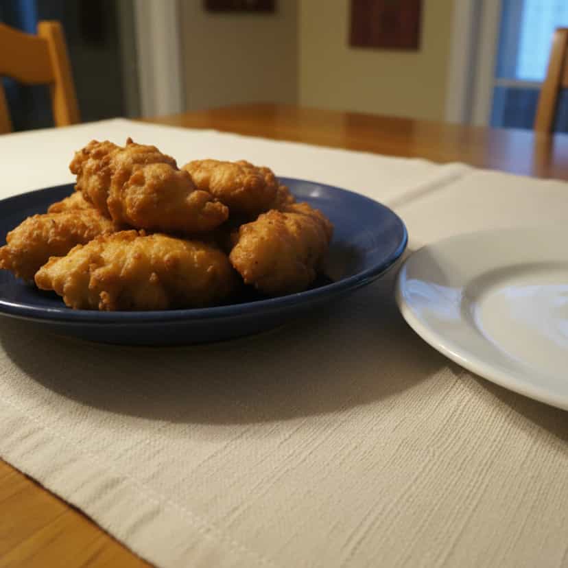 Foto deliciosa de Bolinho de Arroz Crocante pronta para servir - Salgadinhos