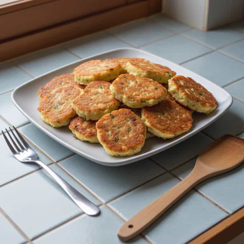 Foto deliciosa de Bolinho de Arroz de Forno pronta para servir - Snacks Assados