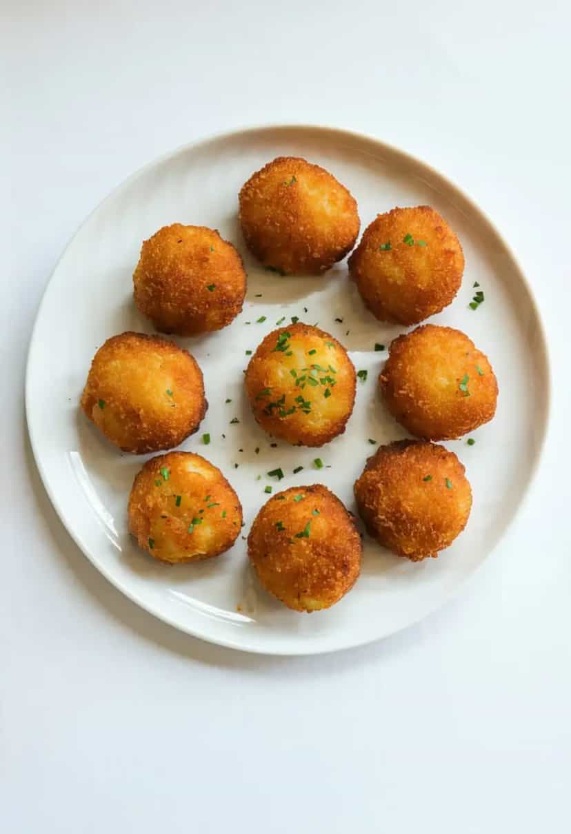 Foto deliciosa de Bolinho de Atum com Batata Doce pronta para servir - Snacks Assados