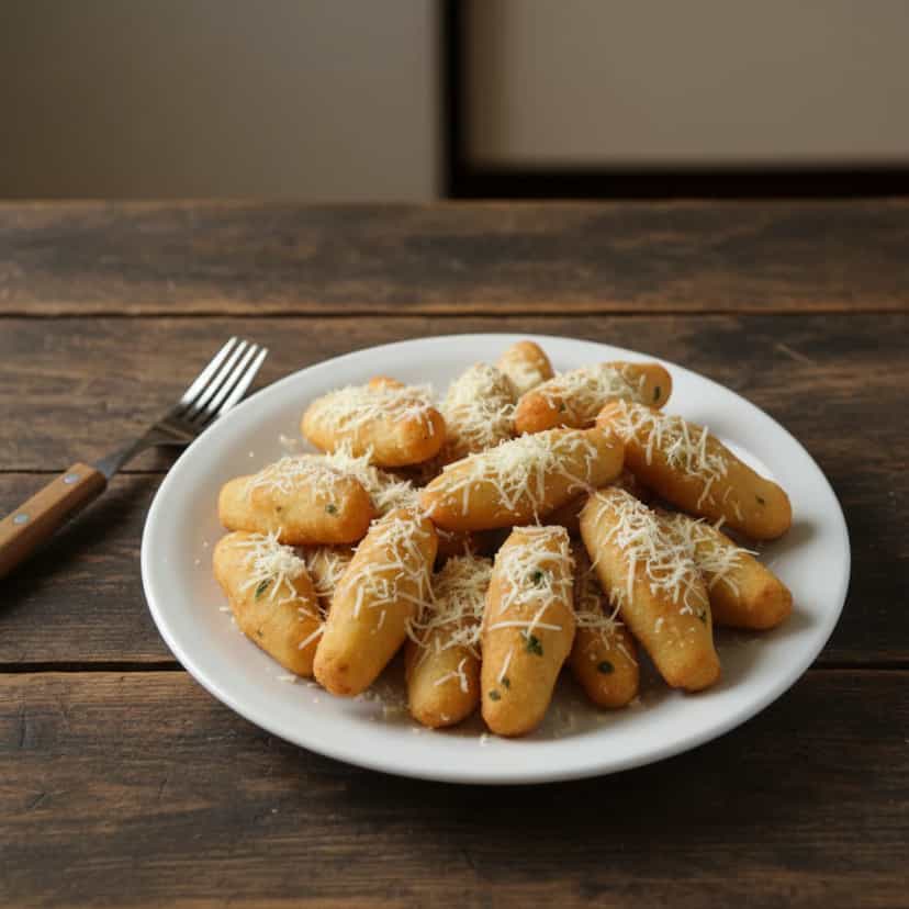 Foto deliciosa de Bolinho de Batata pronta para servir - Salgadinhos