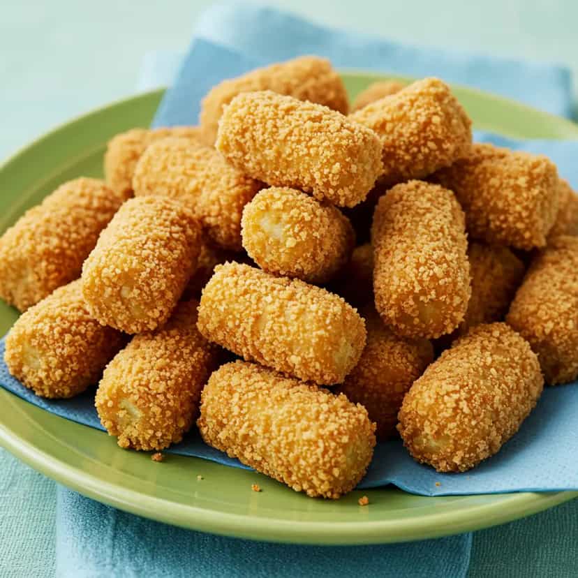 Foto deliciosa de Bolinho de batata com sardinha pronta para servir - Salgadinhos