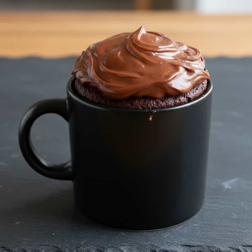 Foto deliciosa de Bolinho de Chocolate no Microondas pronta para servir - Outras Receitas