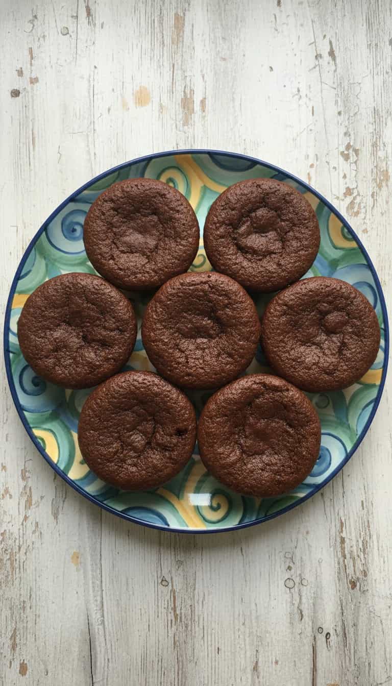 Foto deliciosa de Bolinho de Chocolate Sem Farinha pronta para servir - Bolos & Cupcakes
