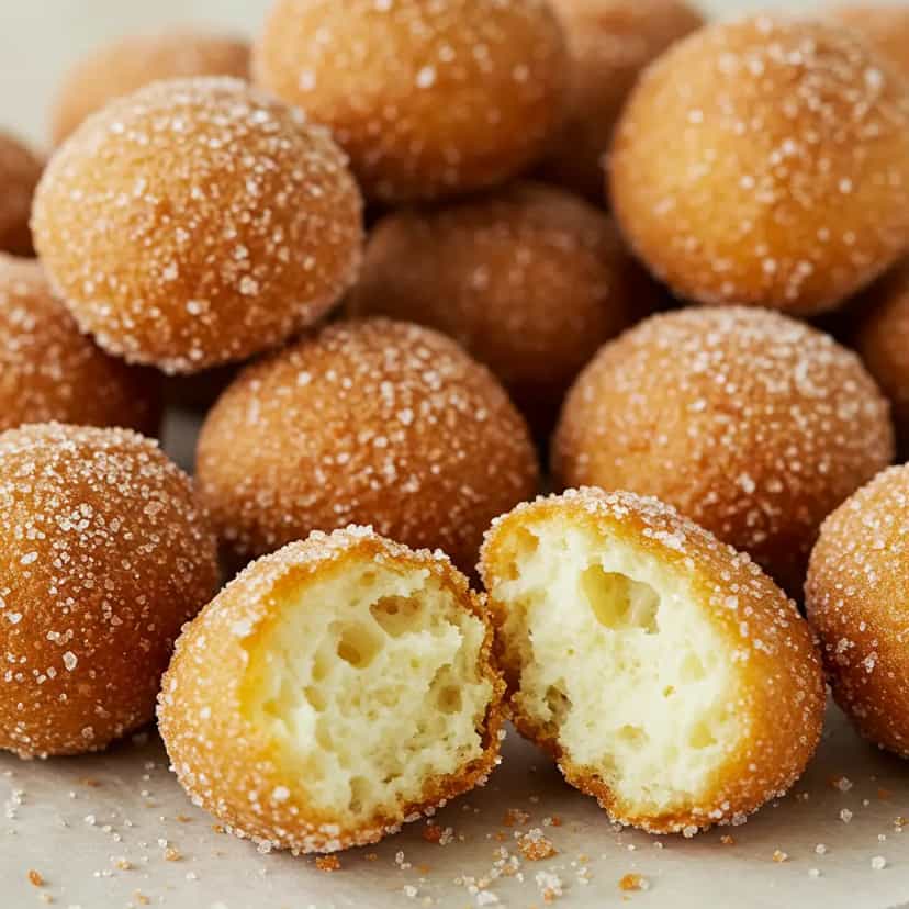 Foto deliciosa de Bolinho de chuva pronta para servir - Outras Receitas