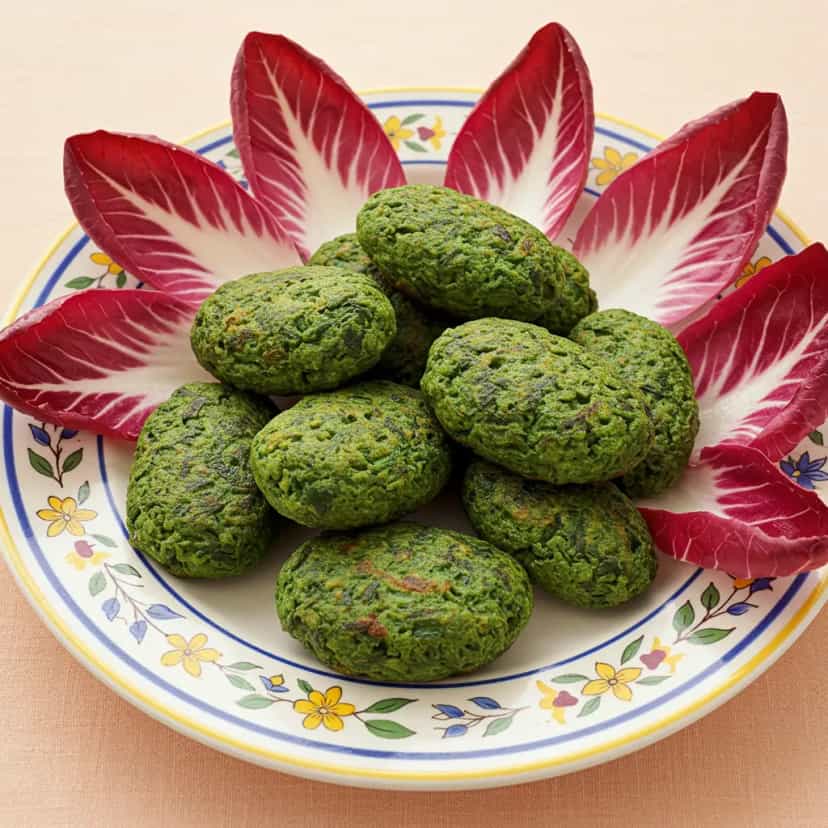 Foto deliciosa de Bolinho de Espinafre pronta para servir - Salgadinhos