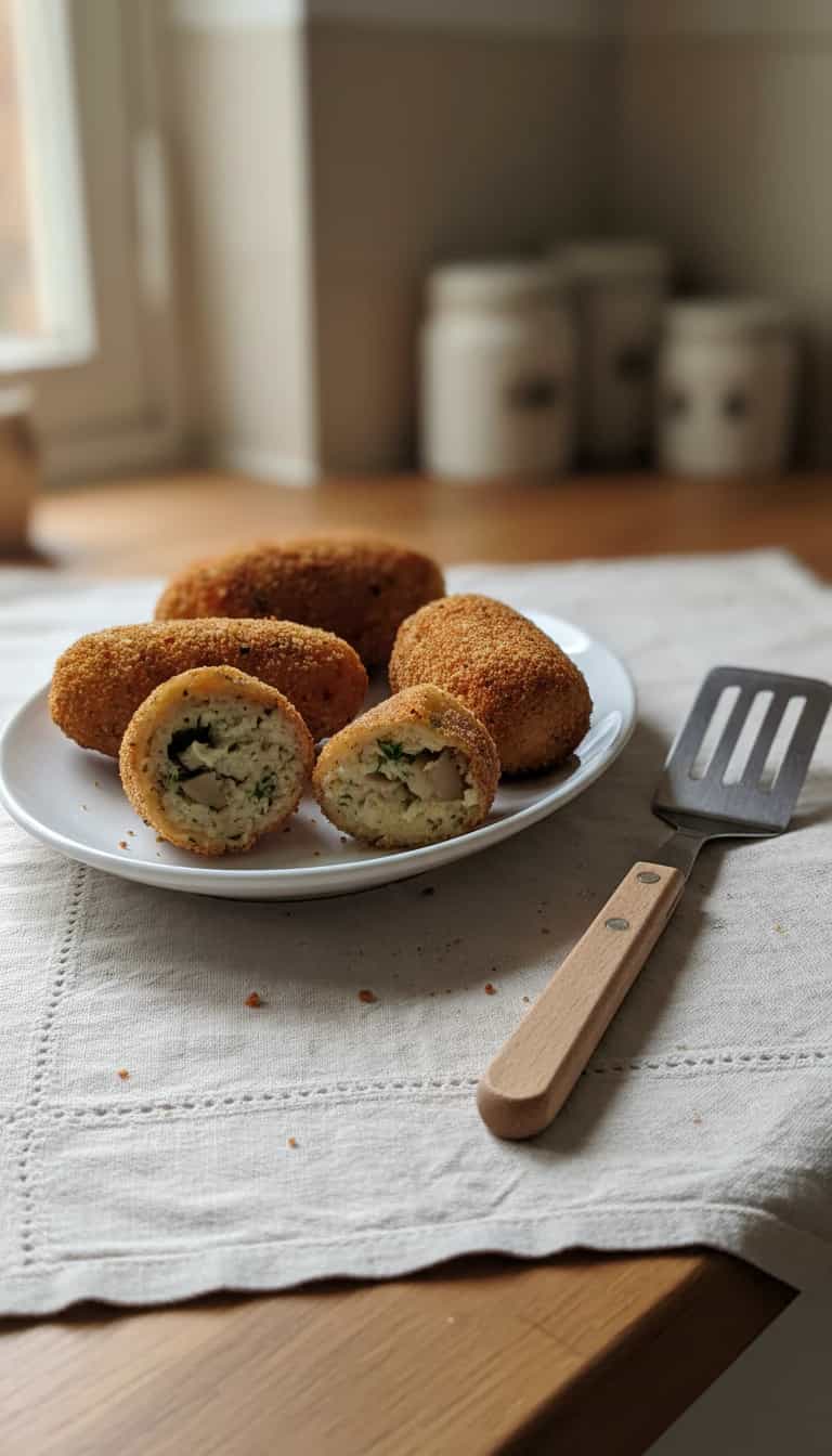 Foto deliciosa de Bolinho de Frango com Azeitona pronta para servir - Salgadinhos
