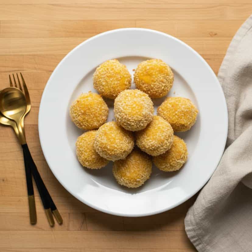 Foto deliciosa de Bolinho de Frango Cremoso pronta para servir - Salgadinhos