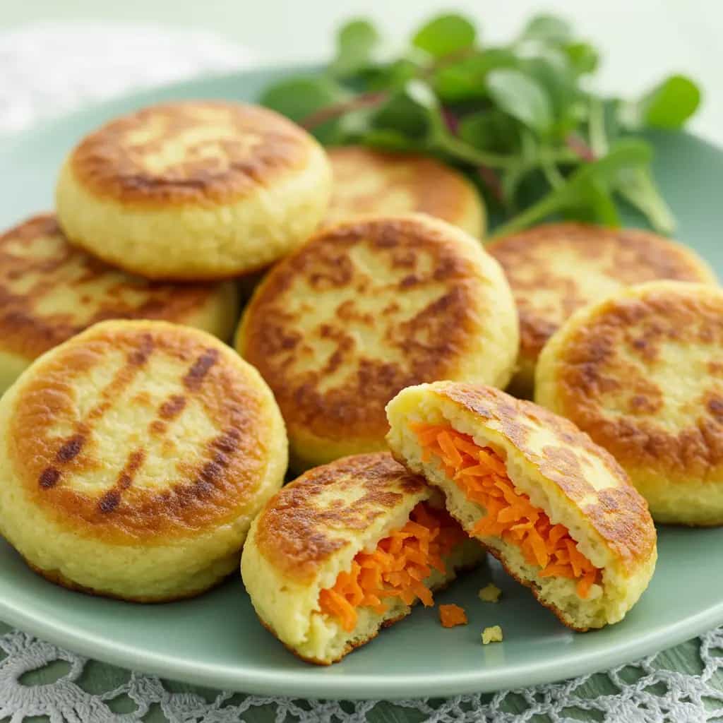 Bolinho de Mandioca com Cenoura