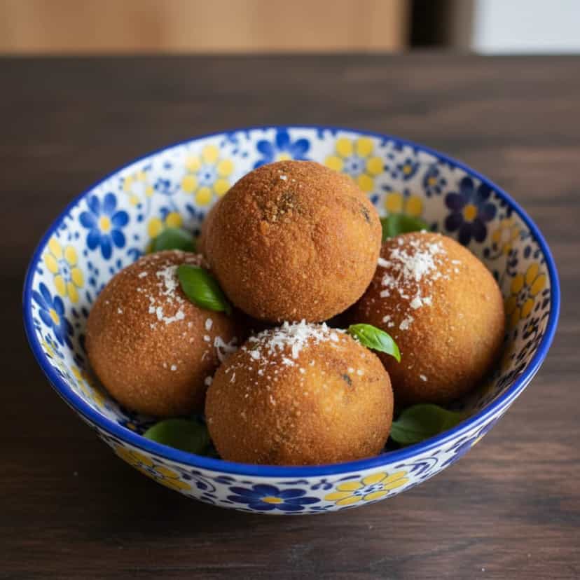 Foto deliciosa de Bolinho de Maniçoba pronta para servir - Salgadinhos