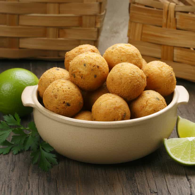 Foto deliciosa de Bolinho de Milho Cremoso pronta para servir - Snacks Assados