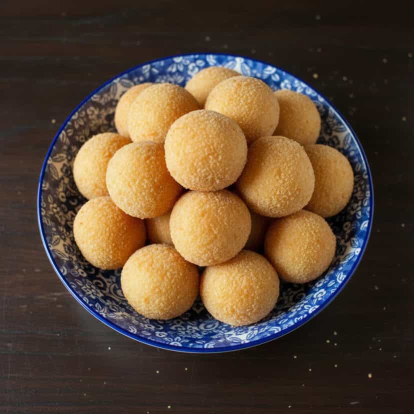 Foto deliciosa de Bolinho de Queijo pronta para servir - Salgadinhos