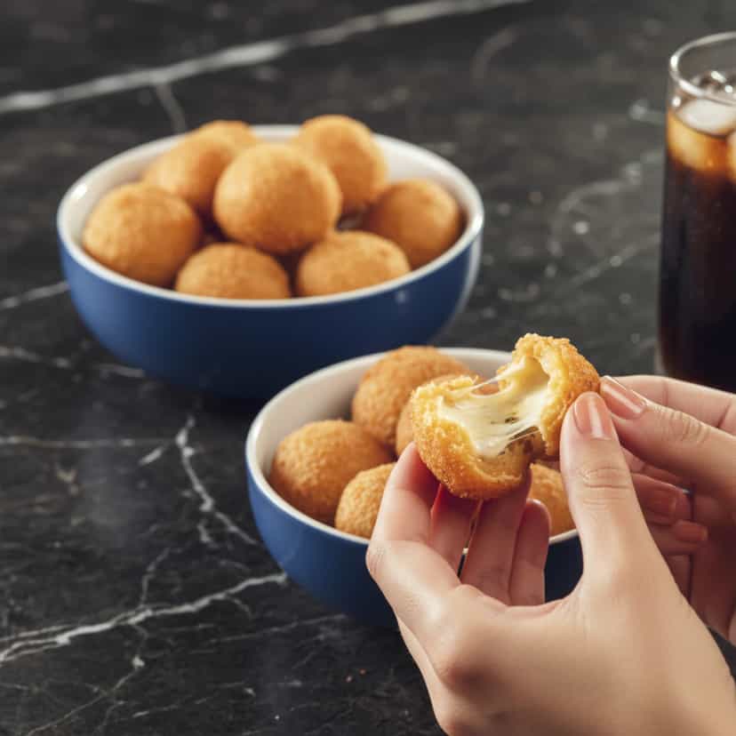 Foto deliciosa de Bolinho de Queijo de Liquidificador pronta para servir - Salgadinhos