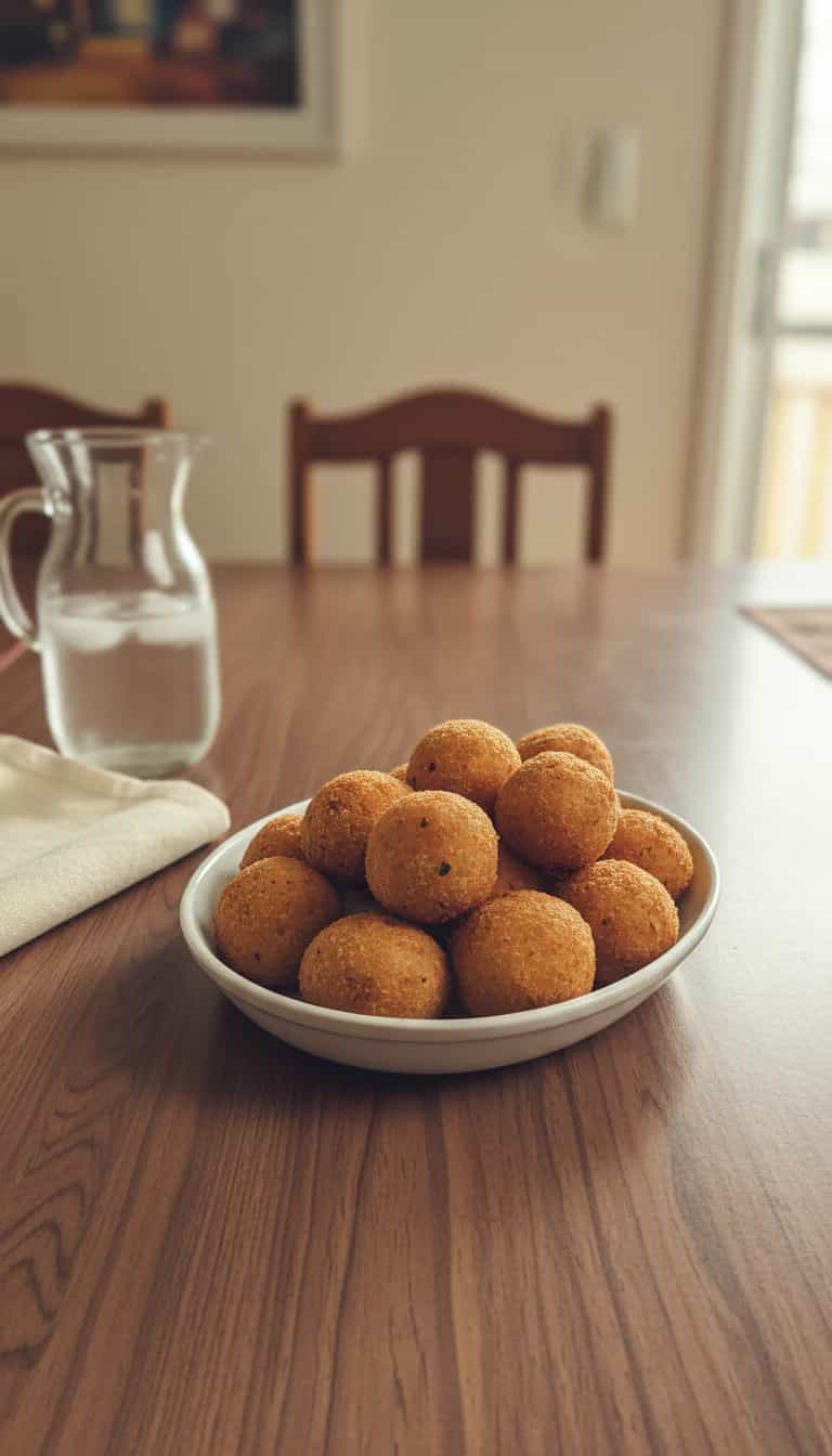 Foto deliciosa de Bolinho de Queijo Light pronta para servir - Salgadinhos
